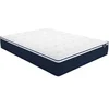 Image de Matelas 120 x 190 cm ressorts ensachés et surmatelas intégré ép.24cm - ALTIER de YSMEE