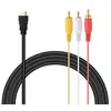 Image de 1.5M HDMI vers 3 RCA Câble Audio Video Câble pour TV HDTV DVD 1080P