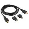 Image de 1.5 m 3en1 HDMI vers HDMI / Mini / Micro HDMI Câble d'Adaptation pour PC TV Téléphone