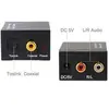 Image de Convertisseur Audio Numérique Optique Coaxial Toslink vers Analogique Audio Convertisseur Stéréo RCA L/R Adaptateur AC1219