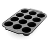 Image de Moule à muffin 12 cups - - Noir - Acier