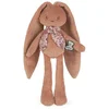 Image de Peluche Lapinoo - Peluche Pantin Lapin Terracotta - 25 Cm