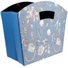 Image de Boite de rangement pliable style couture bleu -(...) -