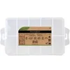 Image de Boîte de Rangement Empilable - Organisation et Praticité pour Vos Fournitures de Couture - 25 x 16 x 7 cm -(...) - Transparent