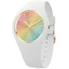 Image de ICE-WATCH - Ice Champagne White Rainbow - Montre Blanche pour Femme avec Bracelet en Silicone - 025350 (Medium) en occasion ou reconditionné