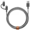 Image de Câble 3 en 1 : USB vers Lightning ou USB-C -2M