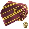 Image de Cinereplicas HARRY POTTER - Cravate avec Pin's - Edition Deluxe - Licence Officielle - Gryffondor - Taille Unique   100% Microfibres   Livrée dans 1 Boite Cadeau - Rouge en occasion ou reconditionné