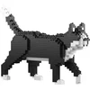 Image de Jekca Blocs De Construction - Mini Chat Tuxedo