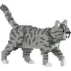 Image de Jekca Blocs De Construction Mini Chat Tigre Gris Clair