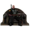 Image de Figurine de collection 1/6 Hot Toys Star Wars: The Mandalorian Boba Fett Repaint Armor and Throne Special Edition Noir 30 cm HOT9088581