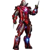 Image de Figurine MMS618D43 Marvel Comics Iron Man 3 Silver Centurion Armor Suit Up Version