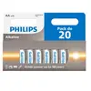 Image de LOT DE 20 PILES AA ALCALINES AA 1,5V (LR06)