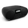 Image de Philips TAZ5000 Lecteur de CD/Radio FM Tout-en-Un, Bluetooth 5.4, USB, Batterie/Alimentation CA, Amplification Dynamique des Basses (Dynamic Bass), matériaux recyclés et Prise Casque 3,5 mm en occasion ou reconditionné