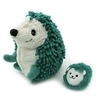 Image de Peluche Ptipotos-herisson maman bebe vert