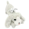 Image de Ptipotos - Maman et bebe chien - gris clair