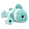 Image de PTIPOTOS by Les DEGLINGOS - BIGOU Le Poisson Clown Maman/Bebe - Peluche Ultra Douce - Cadeau Naissance Anniversaire Noel - 38CM - Corail, Bleu Aqua en occasion ou reconditionné