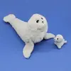 Image de Peluche Deglingos Ptipotos Otarie Maman/Bebe Gris TU 76100