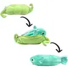 Image de Peluche Deglingos Flipetz Veggies Poisson Pois Vert TU 80115