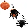 Image de Peluche Deglingos Flipetz Veggies Araignee Citrouille Orange TU 80117