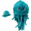 Image de Peluche Deglingos Ptipotos Meduse Maman/Bebe Bleu TU 75900