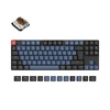 Image de Keychron K1 PRO QMK RGB - Noir/Sans fil/75%/Switch Marron