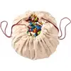 Image de Tapis de jeu et sac de rangement Play&Go Cherry Cherry Beige 140 cm PGNOR1CCHR1