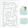Image de Tapis de jeu puzzel et maisonnette Play&Go Roadmap Blanc 120x180x1,4 cm PGTIL6ROAD1