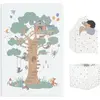 Image de Tapis de jeu puzzel et maisonnette Play&Go Treehouse Blanc 120x180x1,4 cm PGTIL6TREE1