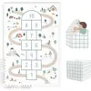 Image de Tapis de jeu puzzel et maisonnette Play&Go Hopscotch Blanc 120x180x1,4 cm PGTIL6HOPS1