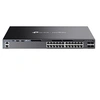 Image de Omada SG6428X V1 - Commutateur - C3 - Géré - 24 x 10/100/1000 + 4 x SFP+ Ethernet 10 Go (liaison montante/empilement) - flux d'air de l'avant vers