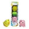 Image de Jeu d'éveil Tube perles éducatives Poussin et mouton 6 pièces