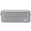 Image de Film Case (135) Boîtier Compact en Acier pour 5 Rouleaux de Film 135 mm, Capot Amovible, Design Annees 70, Protection Poussiere et Humidite - Gris
