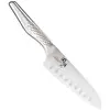 Image de Couteau santoku alvéolé Shoso 16.5cm - - Gris - Acier