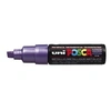 Image de Uni-ball Posca Marqueur pointe large biseautée Violet métal