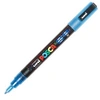 Image de Marqueur Posca - Pointe conique fine - Bleu foncé pailleté - Posca