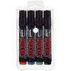 Image de uni-ball Marqueur permanent PROCKEY PM-122/4, étui de 4