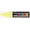 Image de Marqueur PC8K Pointe Large Biseautée Jaune