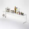 Image de Étagère de cuisine étroite et extensible Blanc
