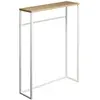 Image de Yamazaki - Console d'entrée en bois et métal Tower blanc