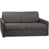 Image de Canapé 3 places convertible express en simili gris - Couchage 140 cm - Matelas 14 cm CALIFE