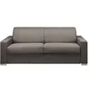 Image de Canapé 4 places convertible express en tissu chiné anthracite - Couchage 160 cm - Matelas 18 cm CALITO