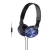 Image de Sony MDR-ZX310AP - ZX Series - écouteurs avec micro - sur-oreille - filaire - jack 3,5mm - bleu
