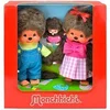 Image de 254870 Monchhichi Familles Peluche Set, Les Jeunes/Fille avec bébé