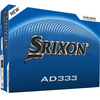 Image de Srixon Balles de golf AD333 - Paquet de 12, blanc