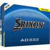 Image de Srixon Balles de golf AD333 - Paquet de 12, jaune