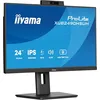 Image de Ecran iiyama 24'' Prolite XUB2490HSUH-B2 IPS Full HD@100Hz DP/HDMI Hub USB Pied réglable, Flicker Free Blue Light, Speakers, Webcam Hello Windows biometrique en occasion ou reconditionné