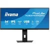 Image de iiyama Prolite XUB3493WQSU-B6 Écran IPS LED 34" UWQHD HDMI DP USB 3.2 USB-C 7,5 W Synchronisation adaptative Pip PBP Réglage de la Hauteur Noir en occasion ou reconditionné