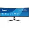 Image de Iiyama 49" CURVE DQHD/120hz/VA/USB-C/HUB/HP/Adapt Sync#