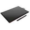 Image de One by Wacom - Numériseur - droitiers et gauchers - 21.6 x 13.5 cm - électromagnétique - filaire - USB - noir, rouge