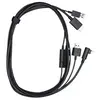 Image de X-Shape Cable - Câble vidéo / audio / données / alimentation - USB, HDMI mâle pour alimentation, connecteur de numérisation - pour One DTC133